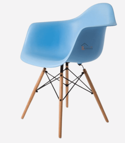 Light Blue dining chair| Mid Century Modern Eames Dining Arm Chair