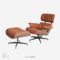 Eames Lounge Chairs - Walnut Wood - Tan Brown Finish | Available in the UK