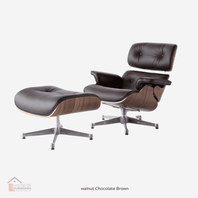 eames lounge chair brown