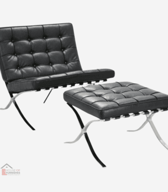 Welcome to the world of the Barcelona Chair Recliner and Ottoman Set. This piece combines classic design with modern luxury, making any room shine. Whether you're looking to upgrade your living room, create a cozy reading nook, or add a touch of sophistication to your office, this set is the perfect choice.