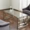 Milano Silver Plated Coffee Table in Modern Living Room Setting