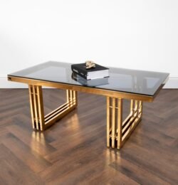 Close-up of Zurich Gold Coffee Table Surface