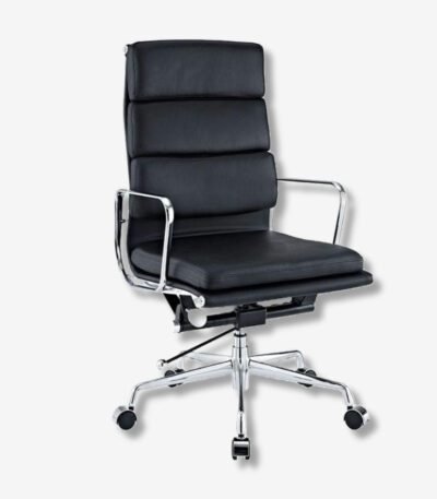 Black Eames Style EA219 High Back Soft Pad Office Chair