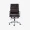 Close-up of Dark Brown Eames Style EA219 High Back Soft Pad Office Chair