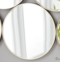 5 Circles Mirror Set in Modern Home Interior