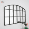 Horizontal Arch wall Mirror in Black as Vanity Mirror