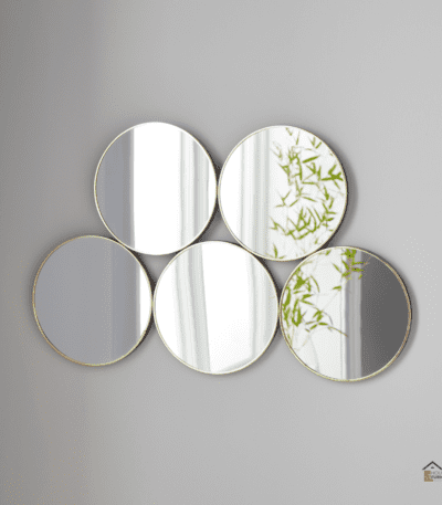 Circle Mirrors For Wallsr Set Hanging on Wall