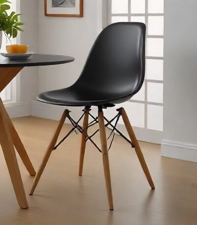 Eames DSW Chair Set of 2 - Black | House of Furnishes