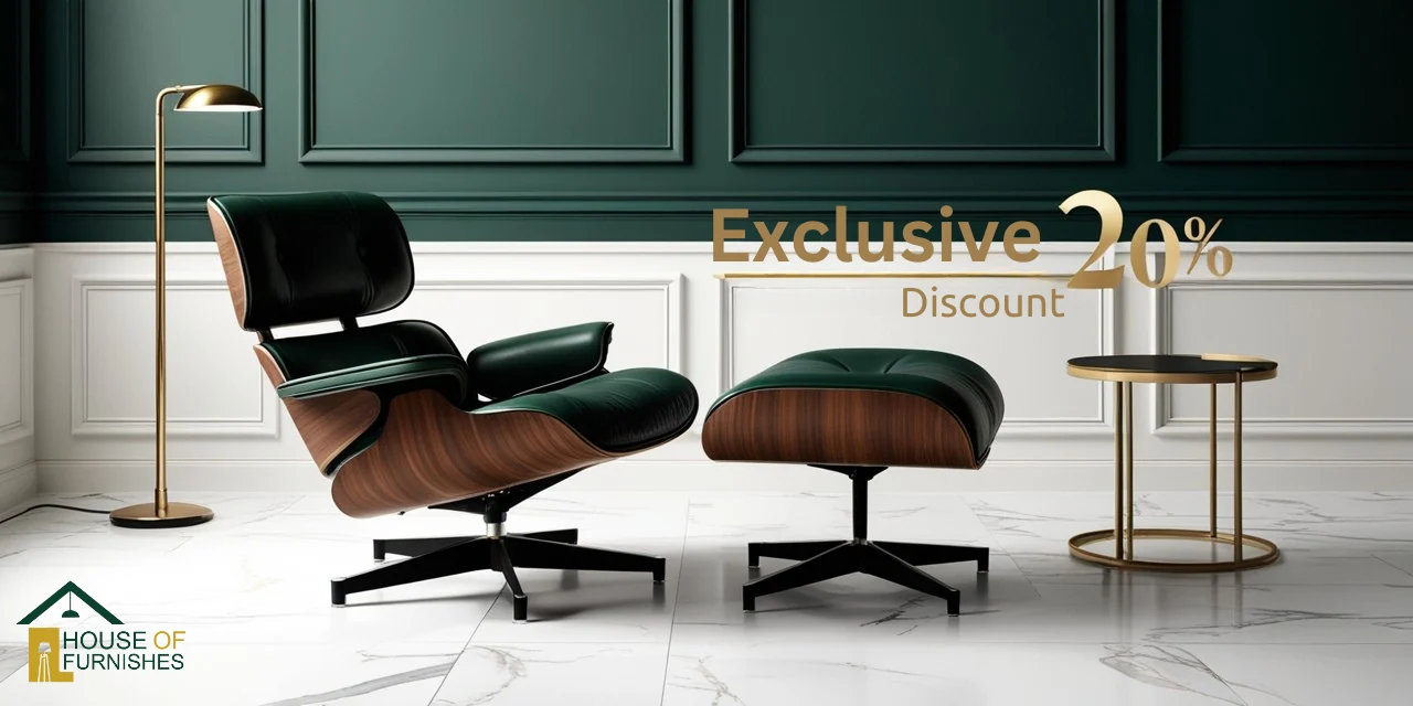 Eames Lounge Chair Replica UK & Europe - Premium Leather Design