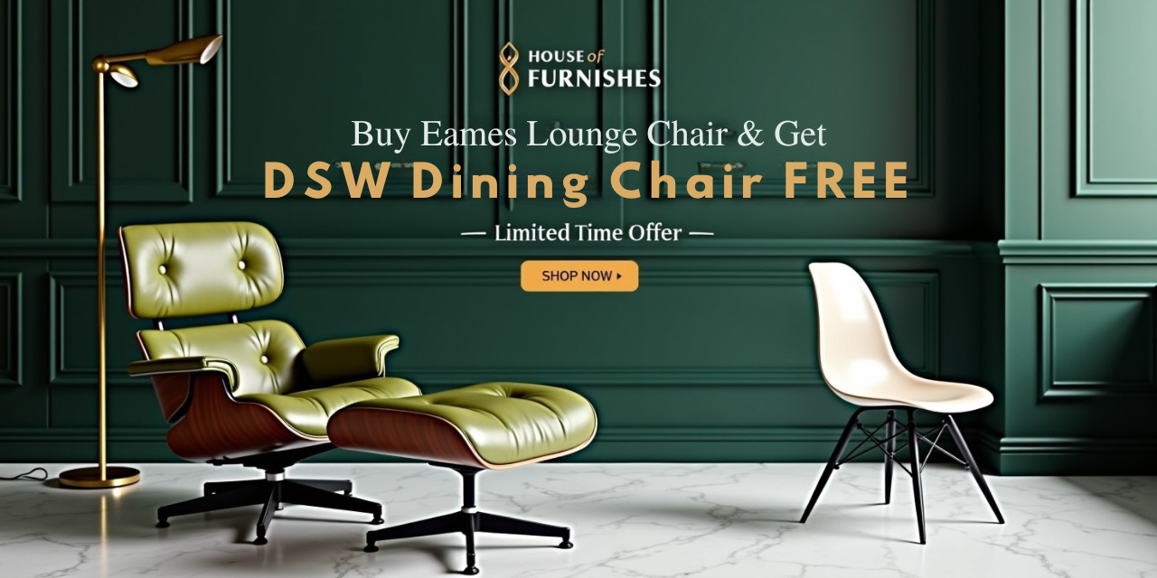 Buy Eames Lounge Chair & Get DSW Dining Chair FREE